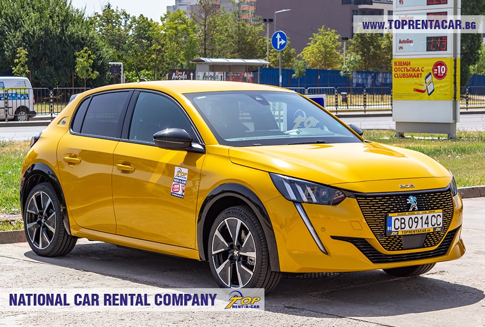 Peugeot e-208 в аренду Peugeot e-208 в аренду
